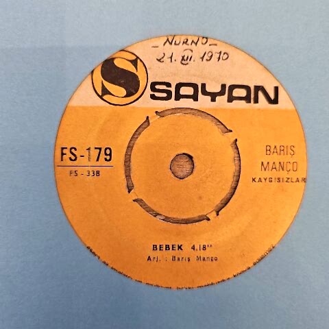 Barış Manço, Kaygısızlar – Bebek / Keep Lookin' 45LİK PLAK