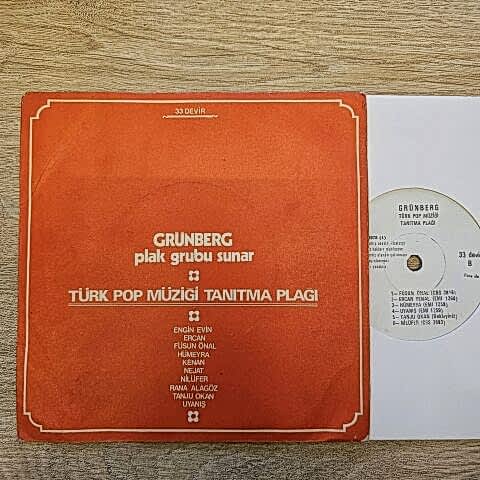 Various – Grünberg Türk Pop Müziği Tanıtma Plağı 45LİK PLAK EP