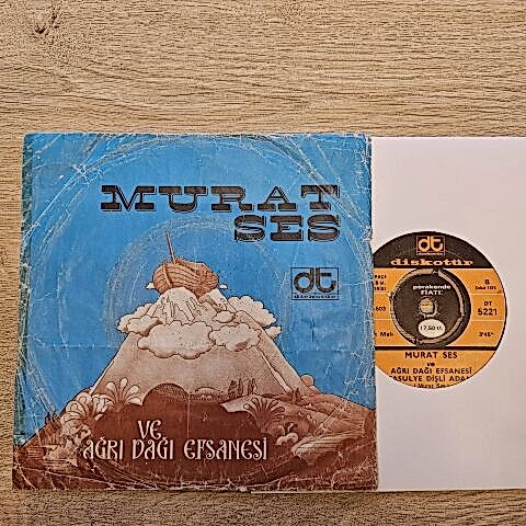 Murat Ses ve Ağrı Dağı Efsanesi – Dağ Çiçekleri 45LİK PLAK