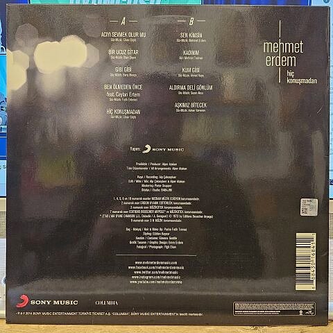 Mehmet Erdem – Hiç Konuşmadan LP PLAK