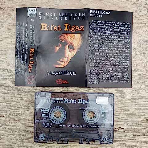RIFAT ILGAZ - YAŞADIKÇA KENDİ SESİNDEN ŞİİRLERİYLE KASET