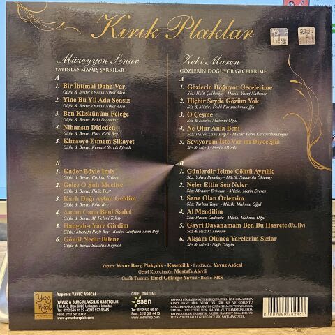 Müzeyyen Senar, Zeki Müren – Kırık Plaklar LP PLAK