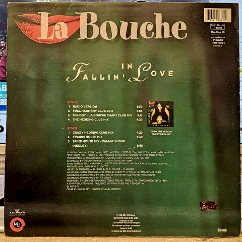 La Bouche – Fallin' In Love LP PLAK