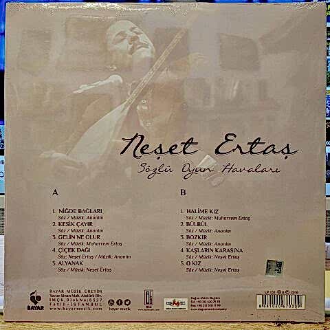 Neşet Ertaş – Sözlü Oyun Havaları LP PLAK