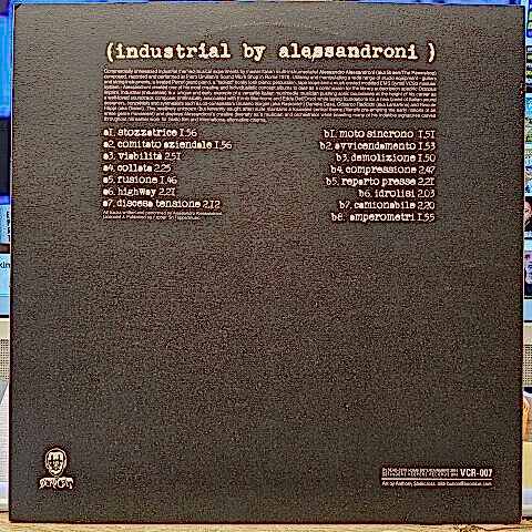 Alessandroni – Industrial LP PLAK