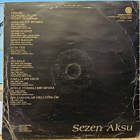 Sezen Aksu – Firuze LP PLAK