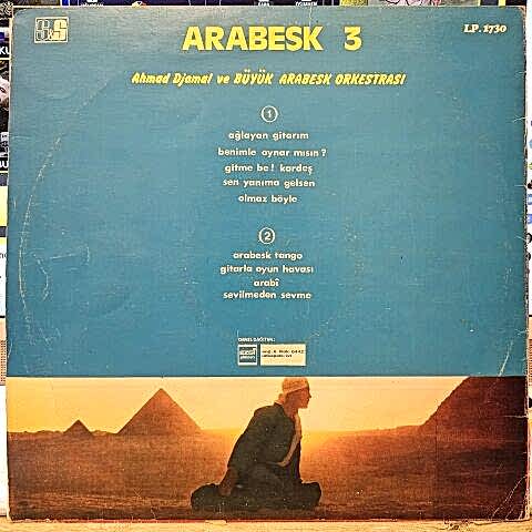 Ahmad Djamal Ve Büyük Arabesk Orkestrası – Arabesk 3 LP PLAK